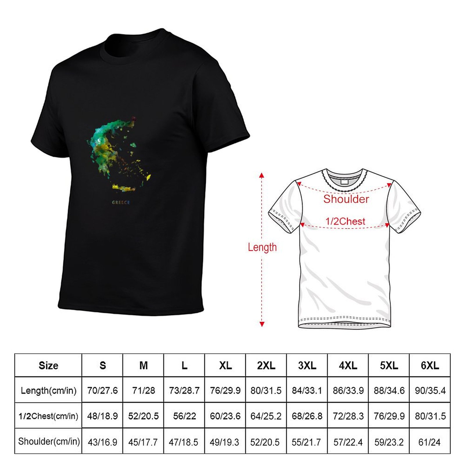 T-shirt grec, vêtements vintag - Men'S Fashion Greece avis et prix