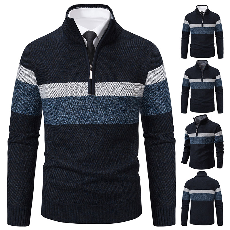 Chandails d'hiver pour hommes, - Men'S Fashion Zip Sweater avis et prix