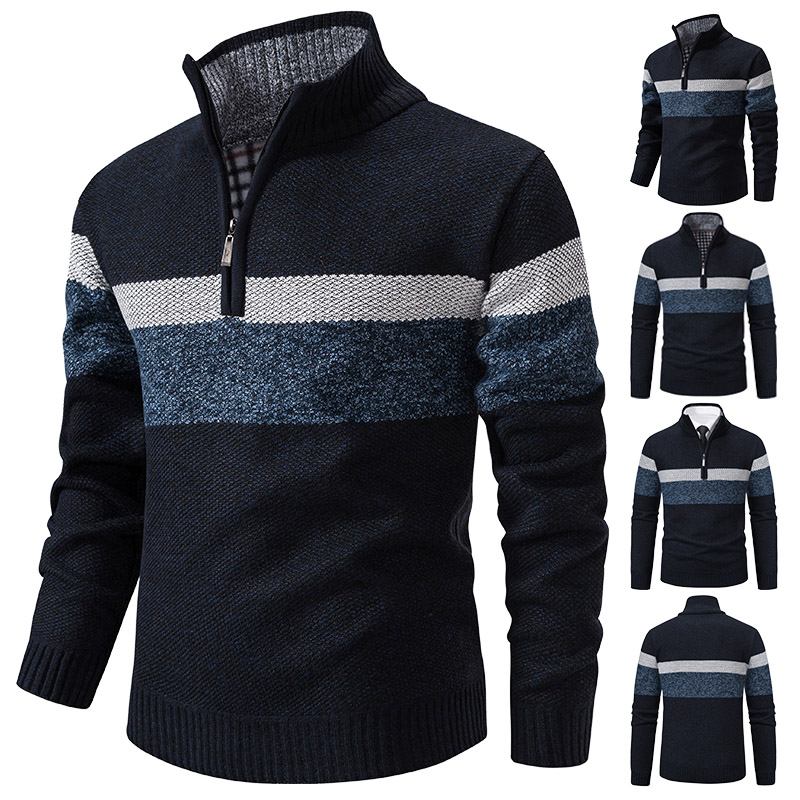 Chandails d'hiver pour hommes, - Men'S Fashion Zip Sweater avis et prix